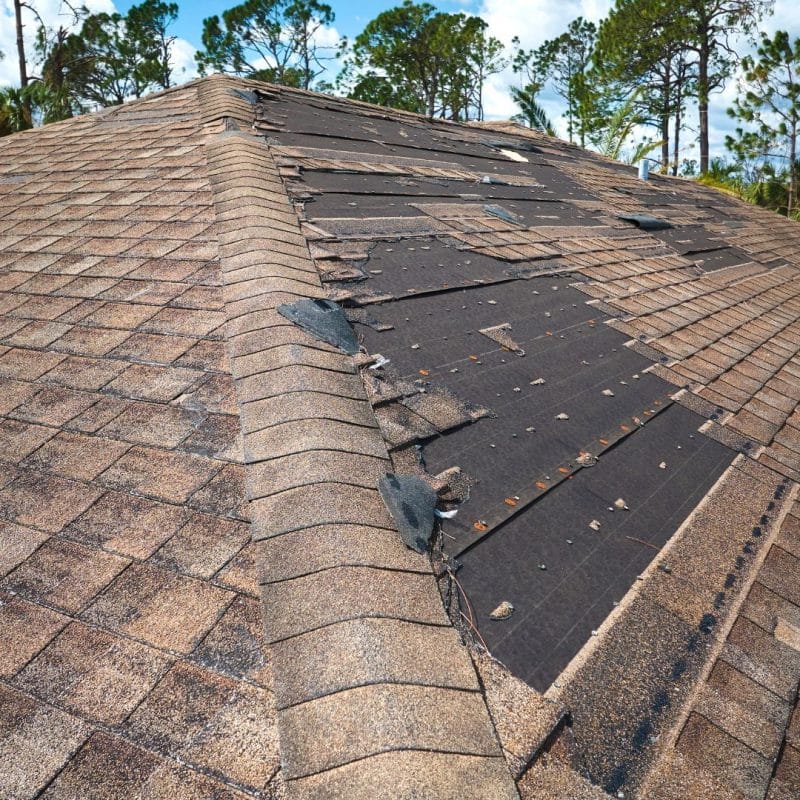 DEALING WITH MISSING OR DAMAGED SHINGLES